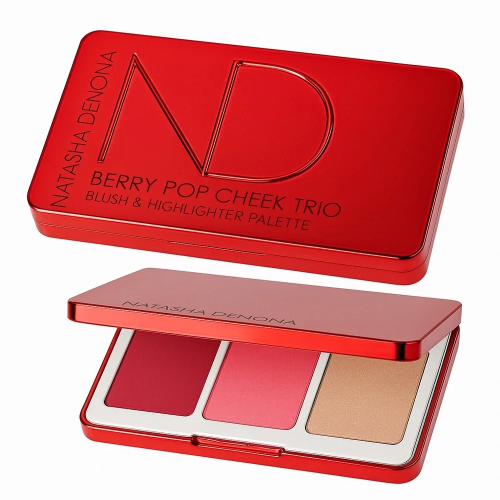 NWT Natasha Denona Berry Pop cheek trio. Made in Italy. Comes in box.